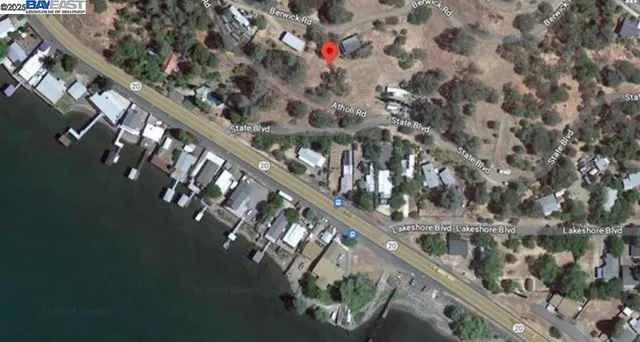 a picture of street view with staircase