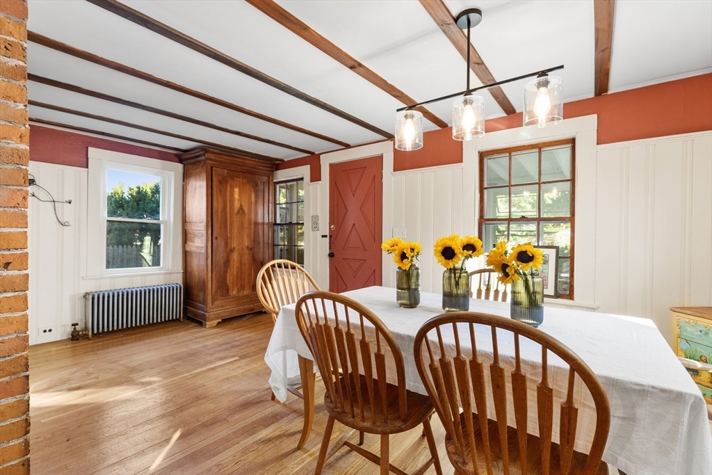34 Chestnut Street Danvers, MA 01923 - Photo 11 of 33 a view of a dining room with furniture window and outside view