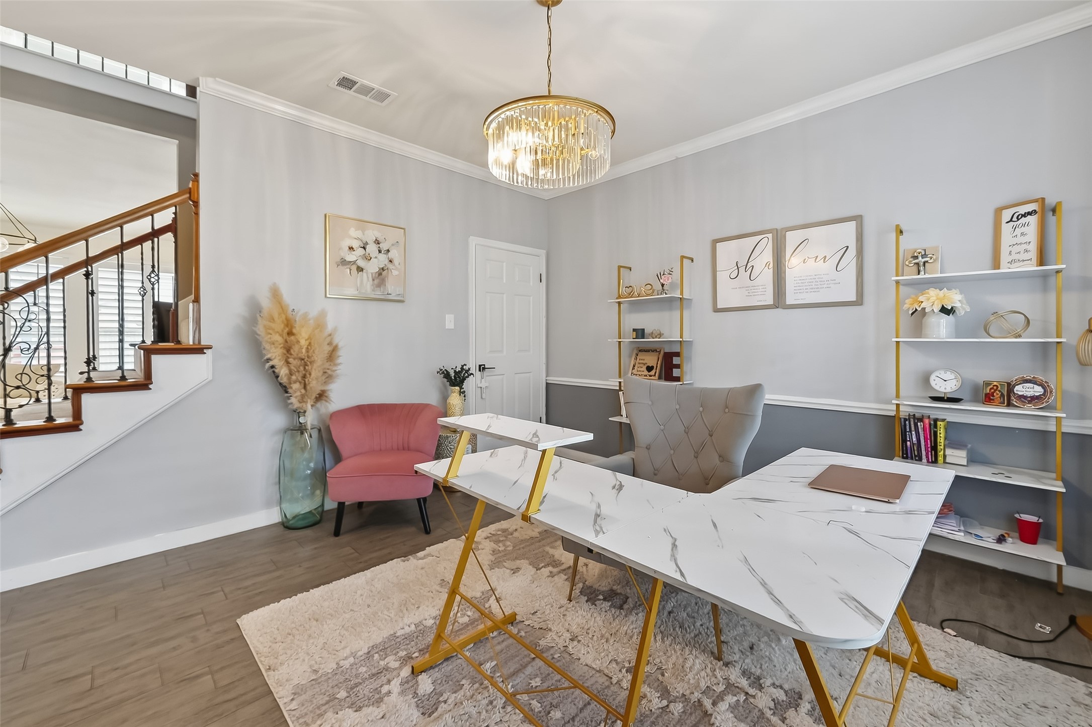 14955 Inverrary Drive Houston, TX 77095 - Photo 6 of 46 Dining room to your right as you enter the home. Currently being used as an office