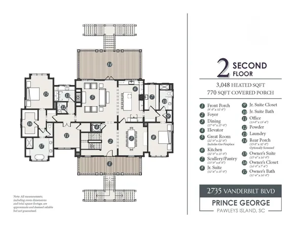 $3,395,000 | 2735 Vanderbilt Boulevard, Pawleys Island, SC 29585