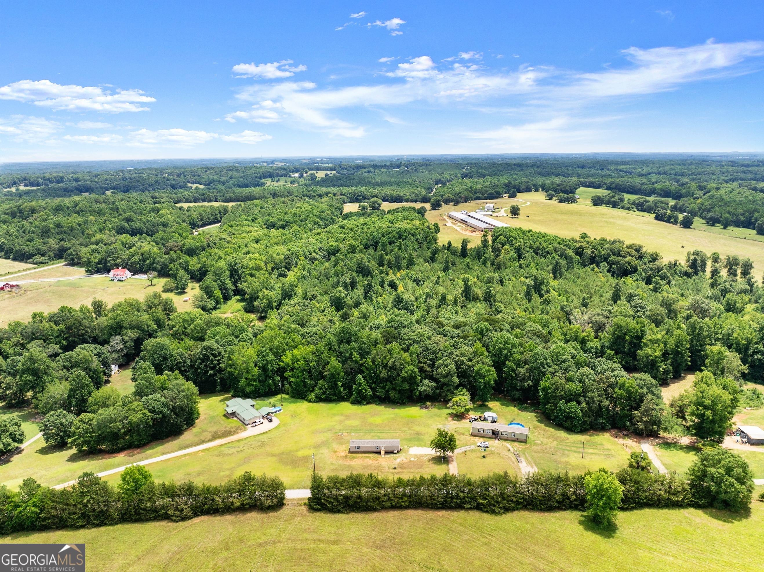303 Blakely Chappelear Road Martin, GA 30557 - Photo 18 of 20 an aerial view of a house with a yard