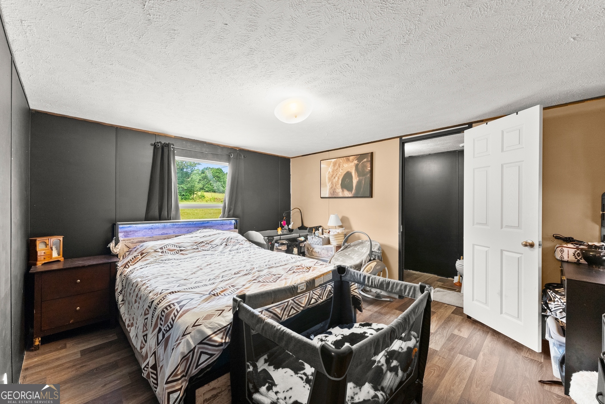 303 Blakely Chappelear Road Martin, GA 30557 - Photo 7 of 20 a bedroom with a bed and wooden floor