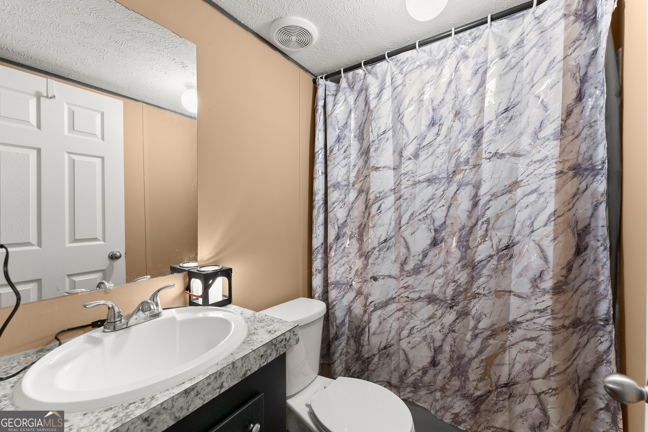 303 Blakely Chappelear Road Martin, GA 30557 - Photo 9 of 20 a bathroom with a toilet sink and mirror