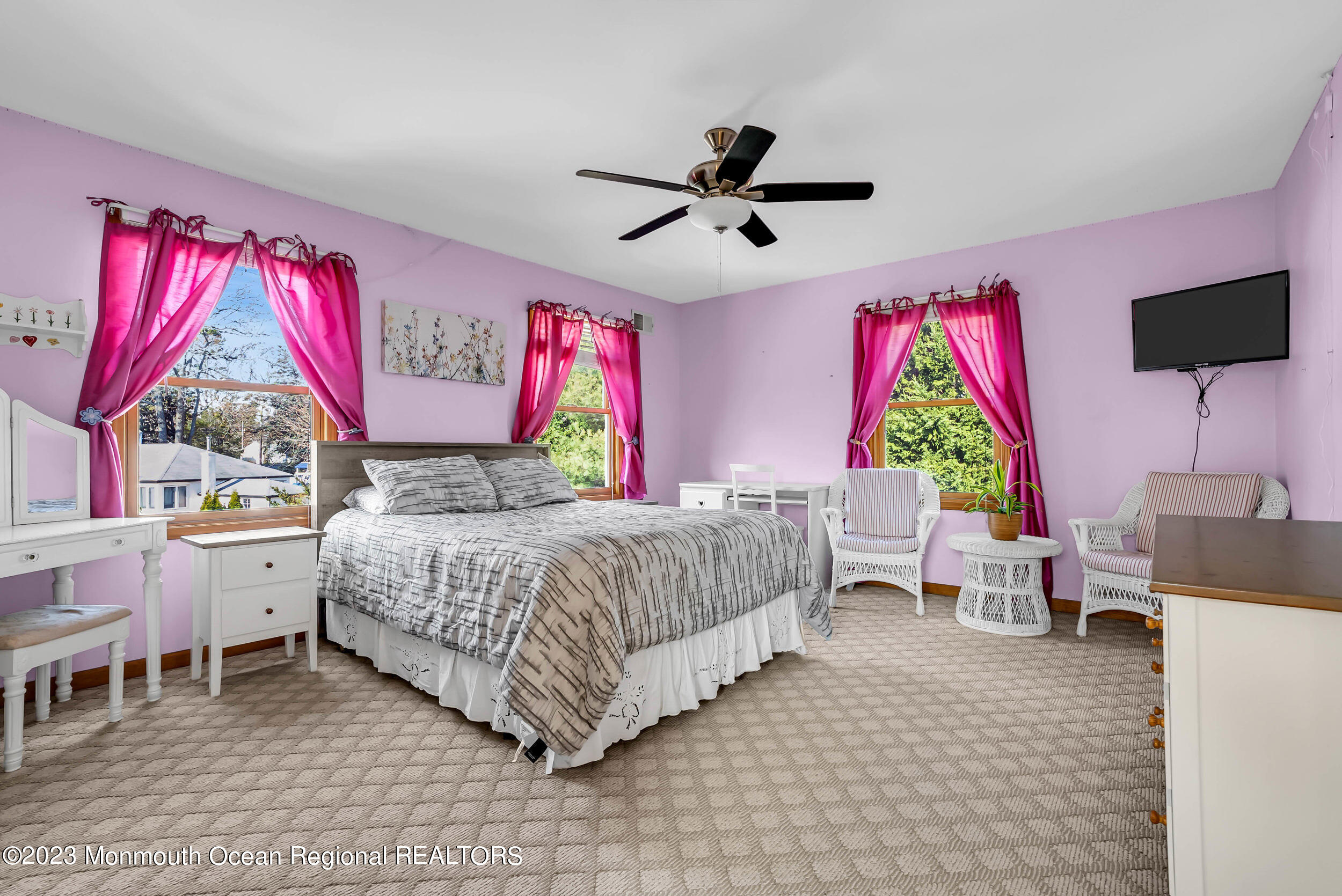 250 Cliftwood Road Oakhurst, NJ 07755 - Photo 13 of 40 a bedroom with a bed and a window