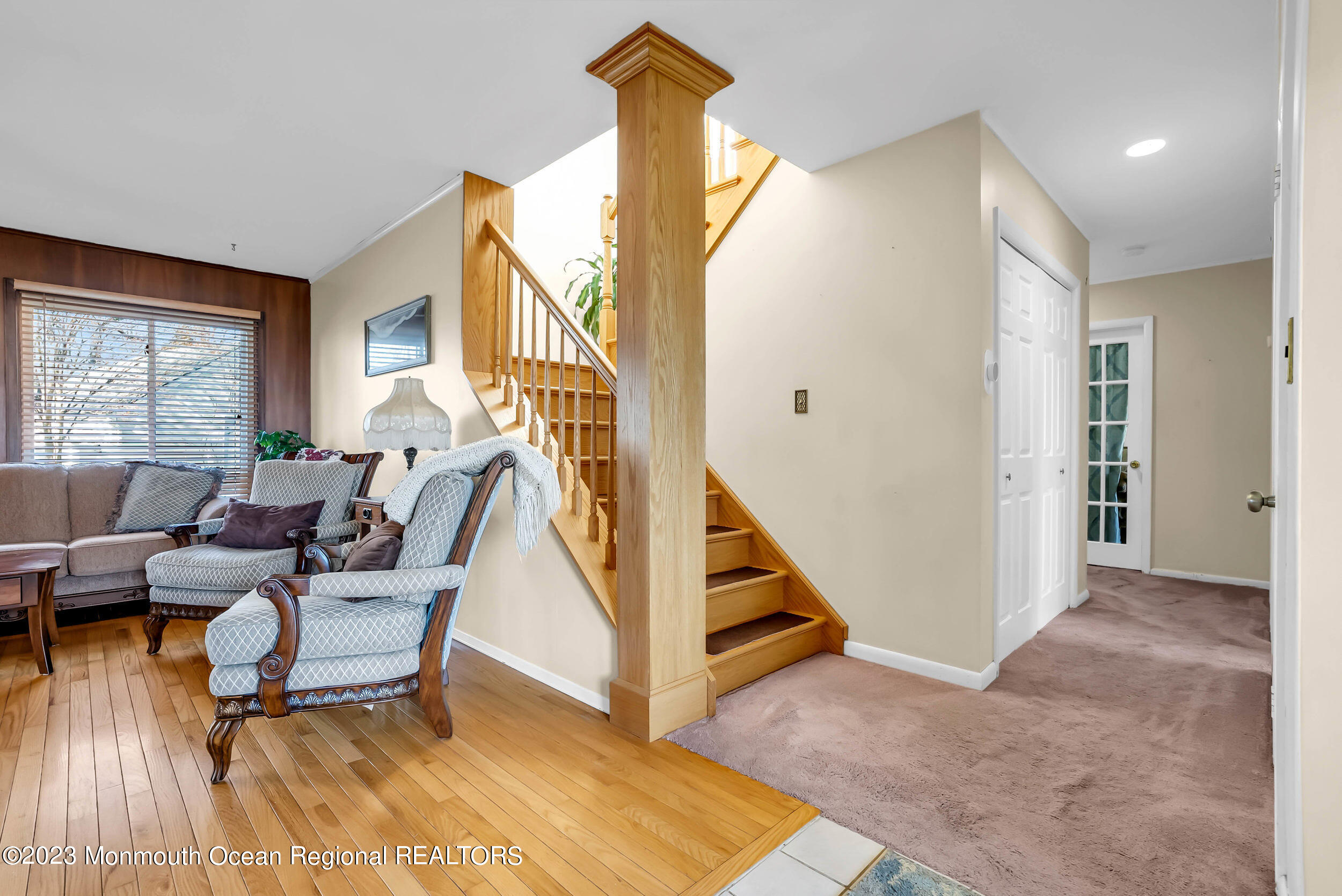 250 Cliftwood Road Oakhurst, NJ 07755 - Photo 35 of 40 a living room with furniture and wooden floor