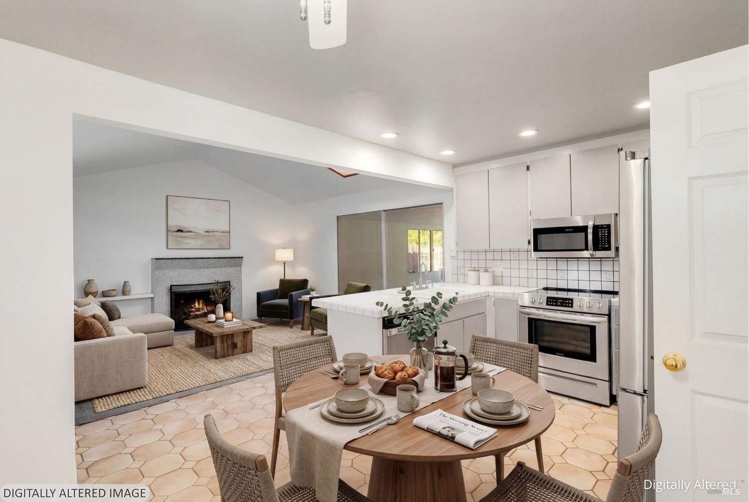900 Seascape Circle Rodeo, CA 94572 - Photo 21 of 54 a view of a dining room with furniture window and fire place