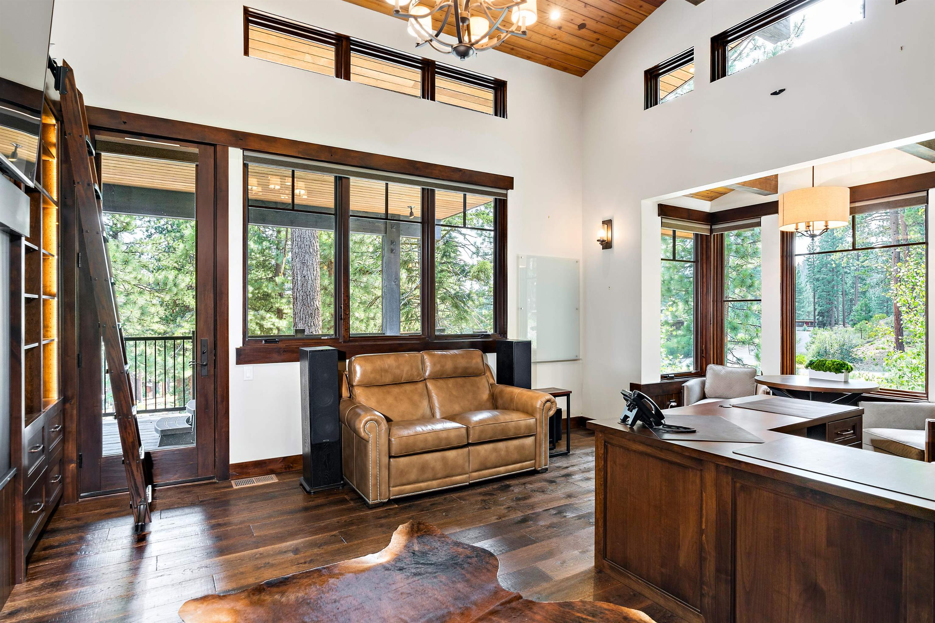 11660 China Camp Road Truckee, CA 96161 - Photo 10 of 21 a living room with furniture and large windows