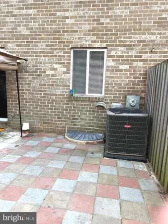 a view of a brick wall