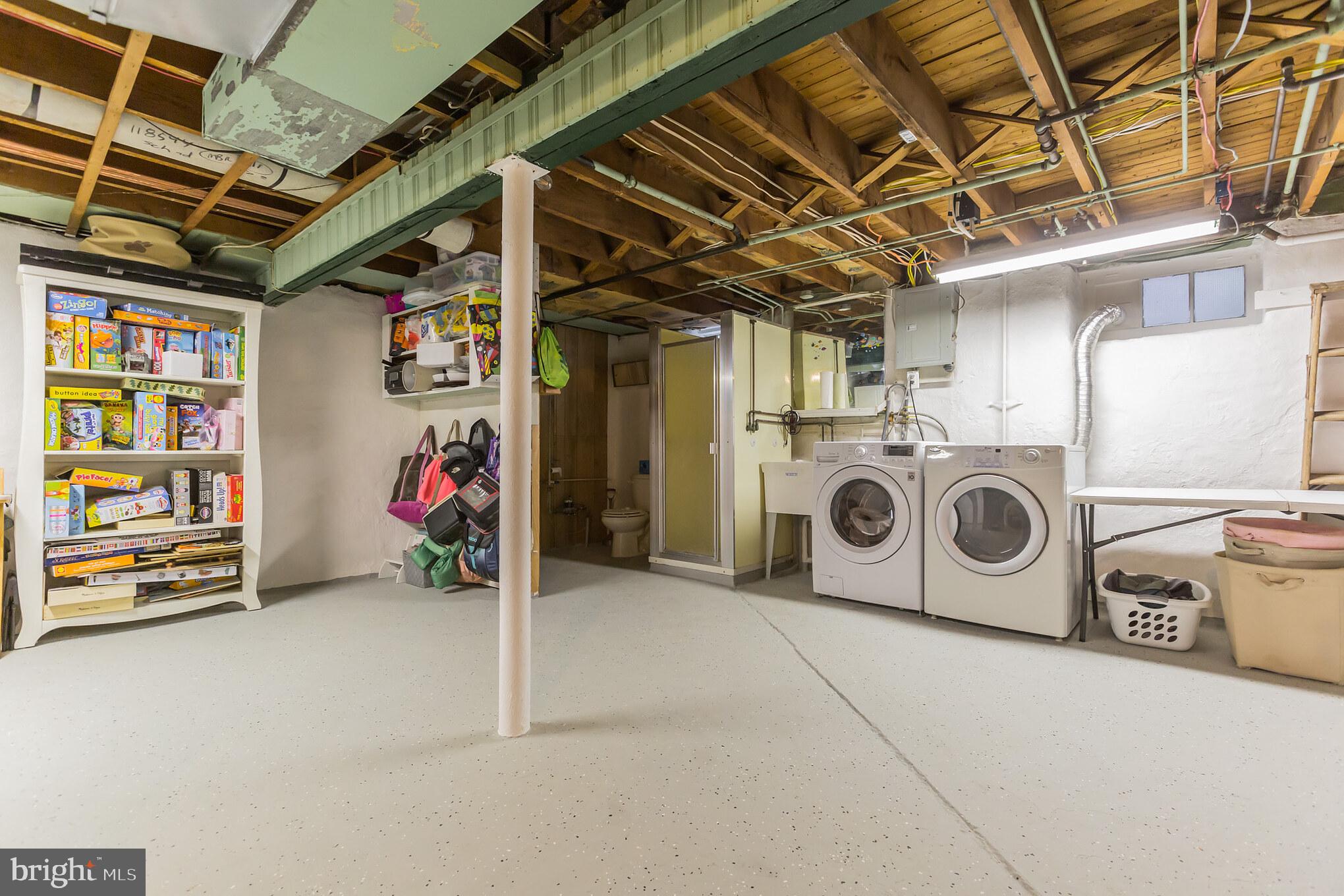 367 Shaw Road Ridley Park, PA 19078 - Photo 24 of 29 Nice Basement with freshly painted floors