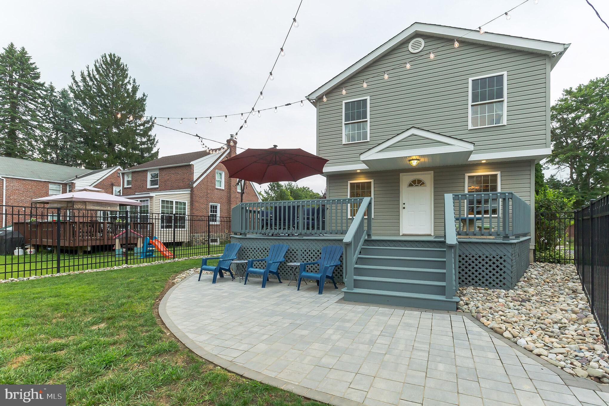367 Shaw Road Ridley Park, PA 19078 - Photo 25 of 29 Back patio and deck