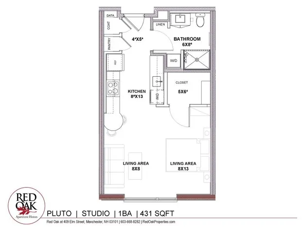 $1,649 | 409 Elm Street, Unit 315, Manchester, NH 03101