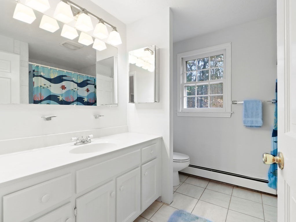 97 Pine Street Medfield, MA 02052 - Photo 22 of 29 a bathroom with a sink and a mirror