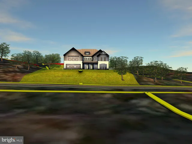 a view of a town with pool and lake view