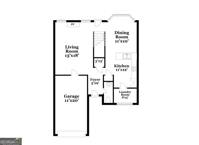 a picture of a bench in a white wall