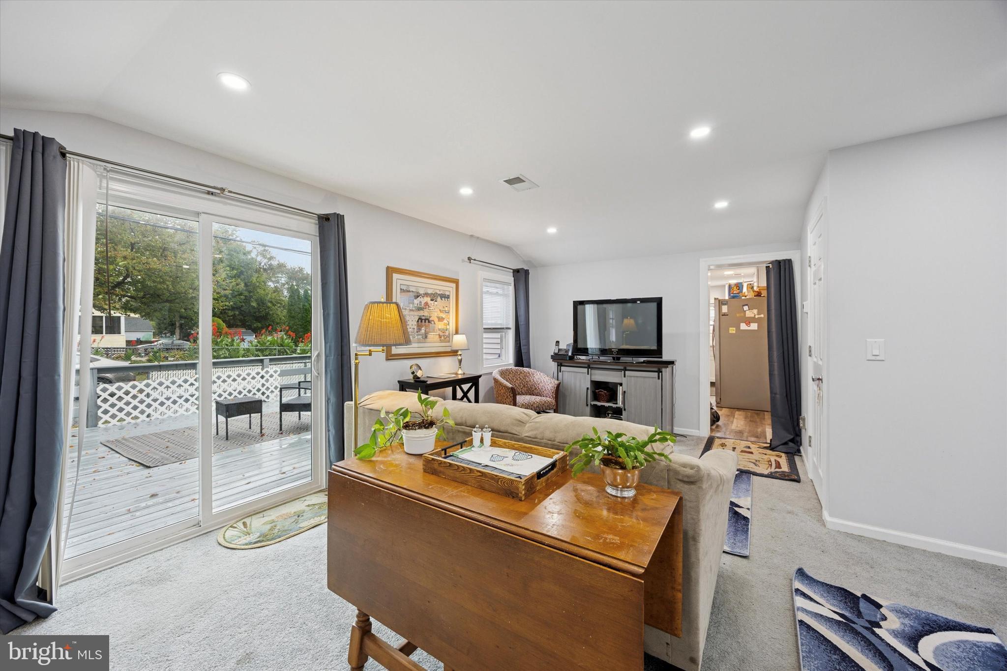 434 Sycamore Avenue Croydon, PA 19021 - Photo 3 of 26 a living room with furniture and a flat screen tv