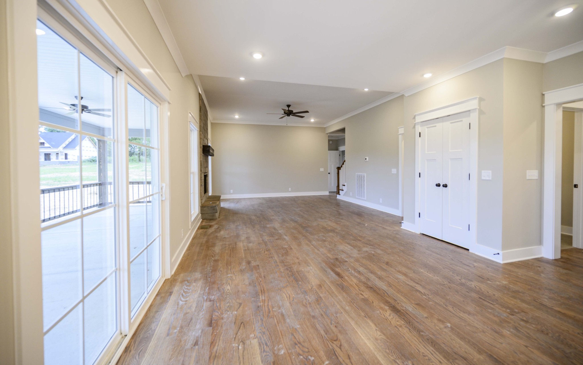 11801 North Milton Road Milton, TN 37118 - Photo 18 of 48 a view of a hallway with wooden floor