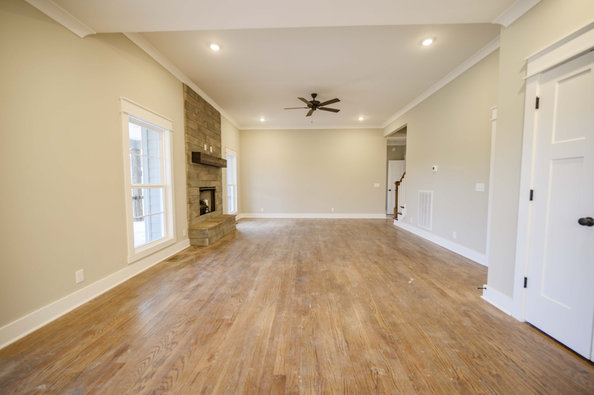 11801 North Milton Road Milton, TN 37118 - Photo 9 of 48 a view of empty room with wooden floor and window