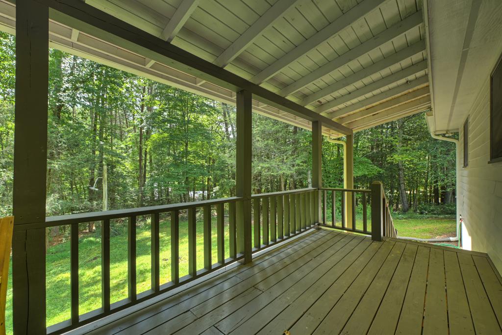 133 Yellowbird Trail Blue Ridge, GA 30513 - Photo 36 of 39 a view of balcony with wooden floor