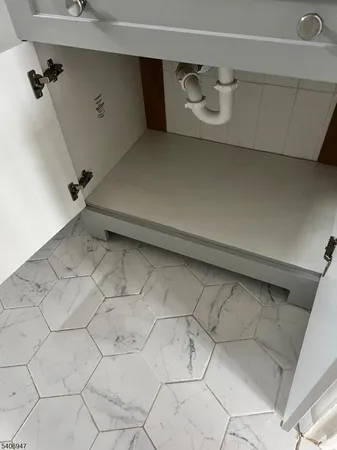 a close view of sink
