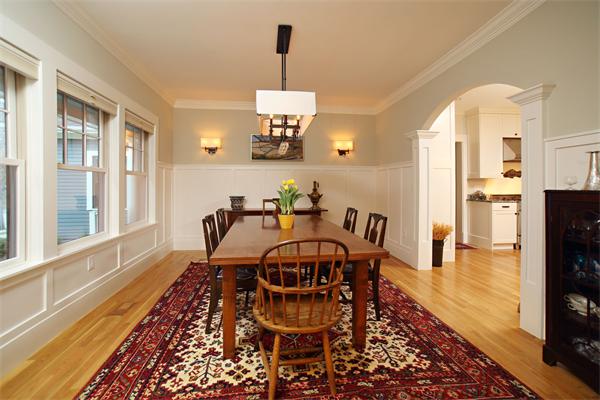 73 Oak Cliff Road Newton, MA 02460 - Photo 4 of 10 a view of a dining room with furniture window and wooden floor