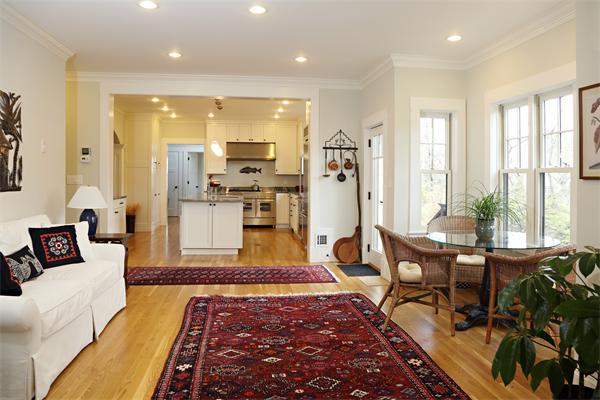 73 Oak Cliff Road Newton, MA 02460 - Photo 6 of 10 a living room with furniture and a rug