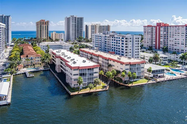 a view of a city with tall buildings