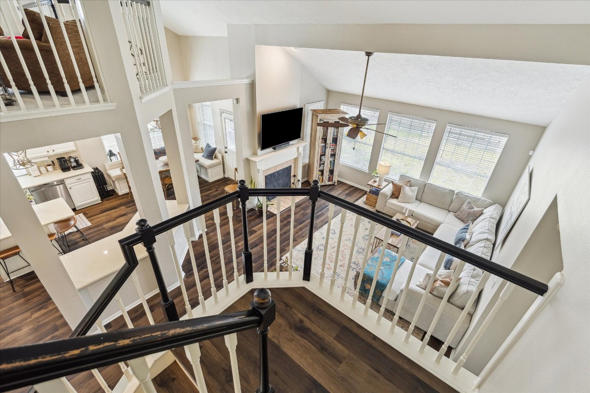 9831 Therrell Drive Houston, TX 77064 - Photo 24 of 44 a view of an entryway with wooden floor