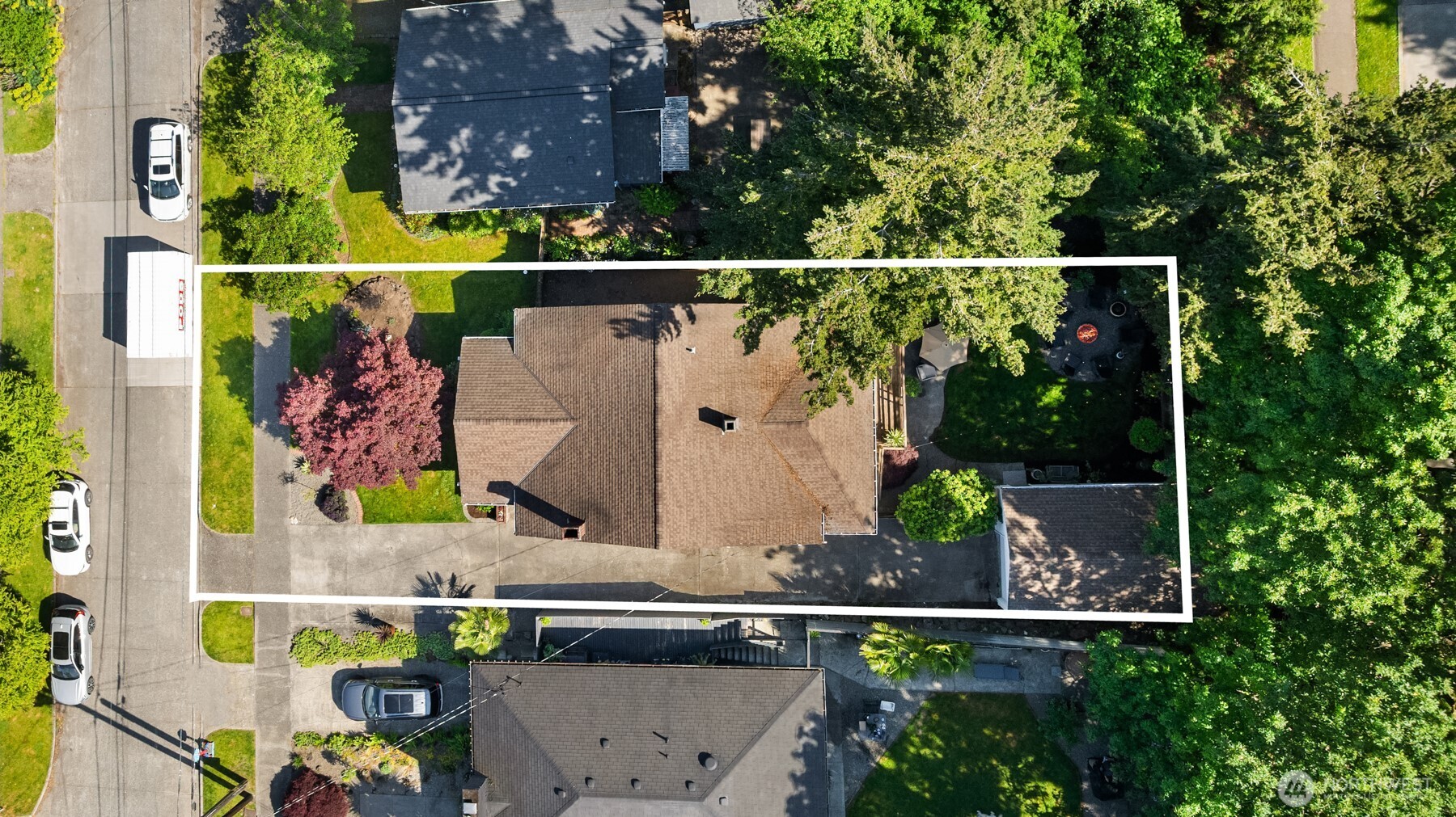 6422 49th Avenue Southwest Seattle, WA 98136 - Photo 20 of 20 an aerial view of houses with street