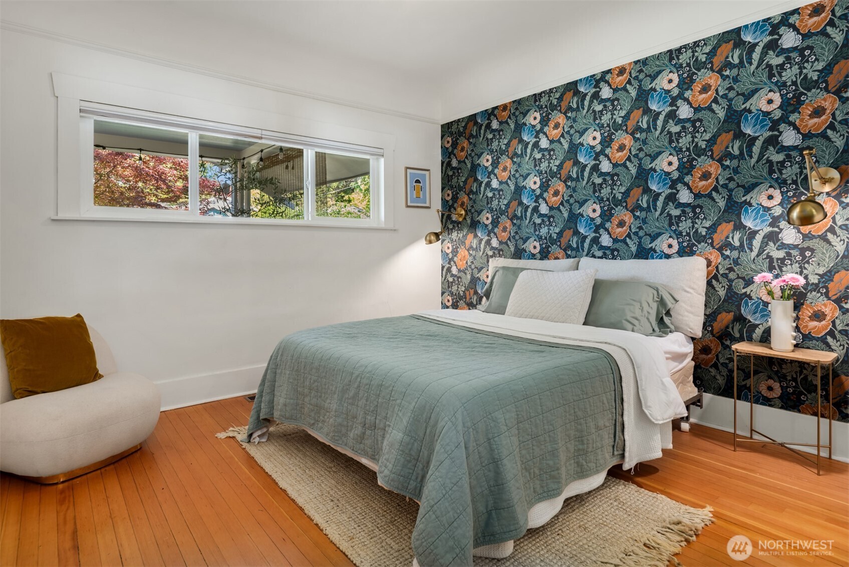 6422 49th Avenue Southwest Seattle, WA 98136 - Photo 6 of 20 a bedroom with a bed and window
