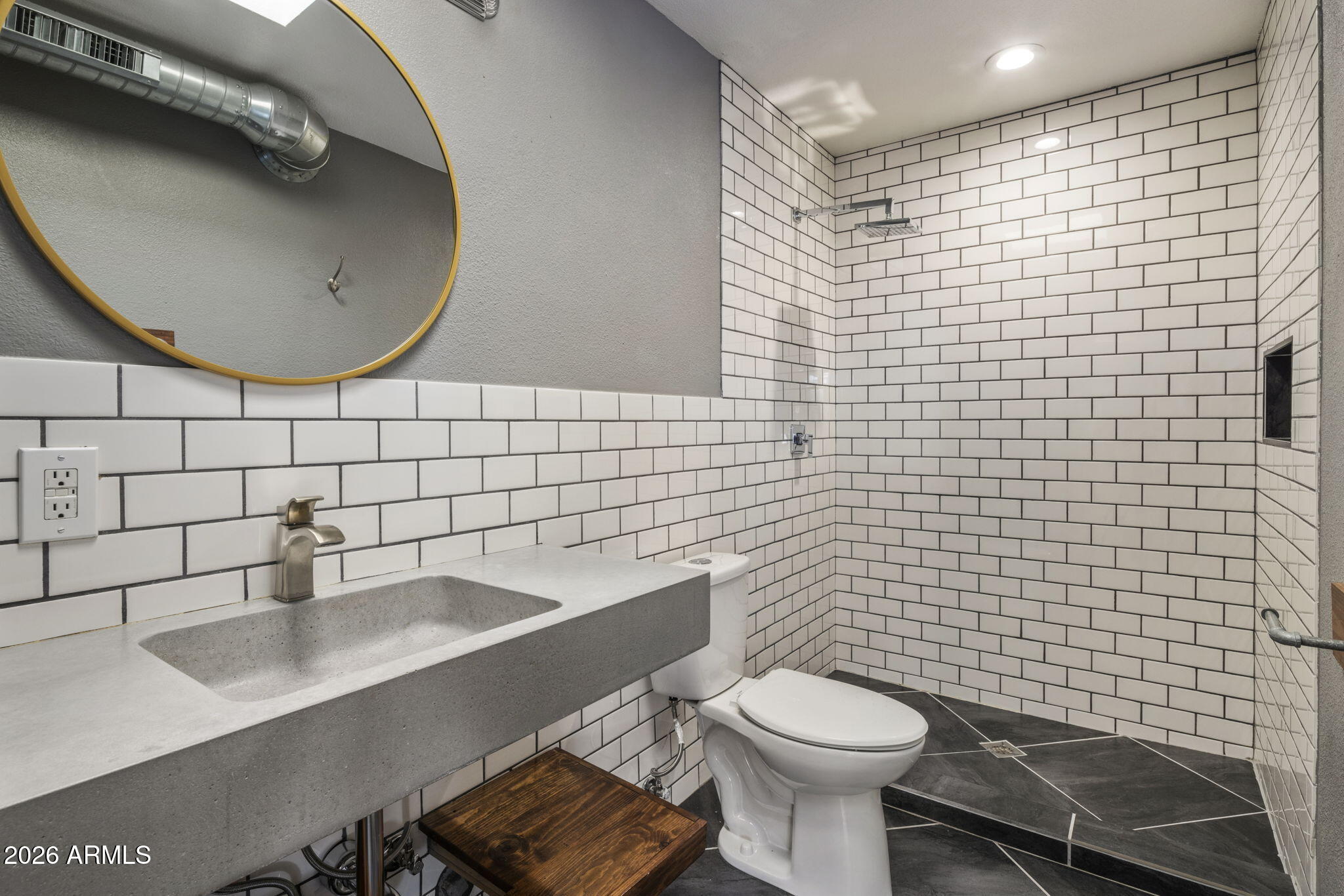 1842 West Marlette Avenue Phoenix, AZ 85015 - Photo 15 of 30 a bathroom with a sink toilet and shower