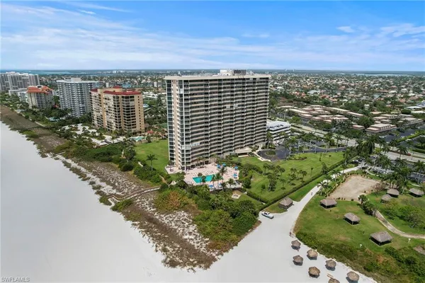 a view of an ocean and beach