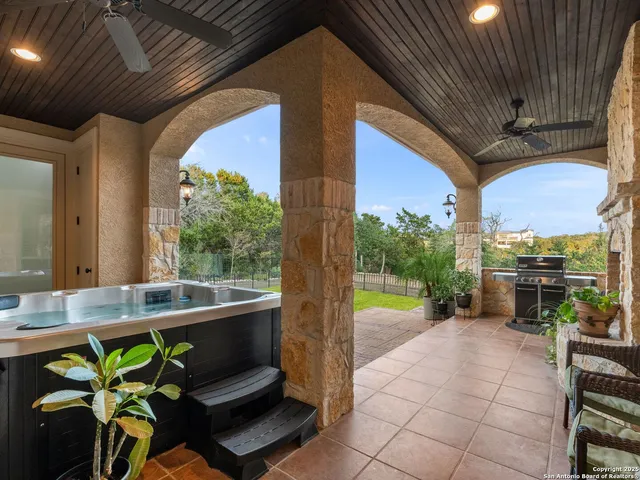 a view of outdoor space with seating