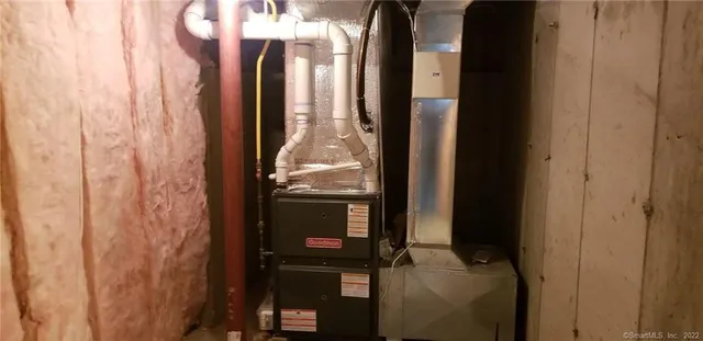 a bathroom with a mirror