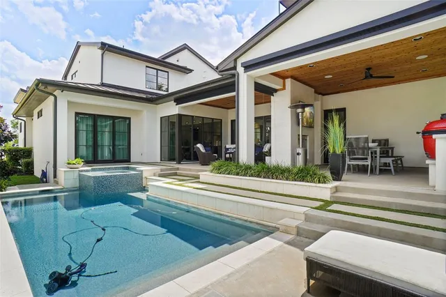 a view of a building with a outdoor space