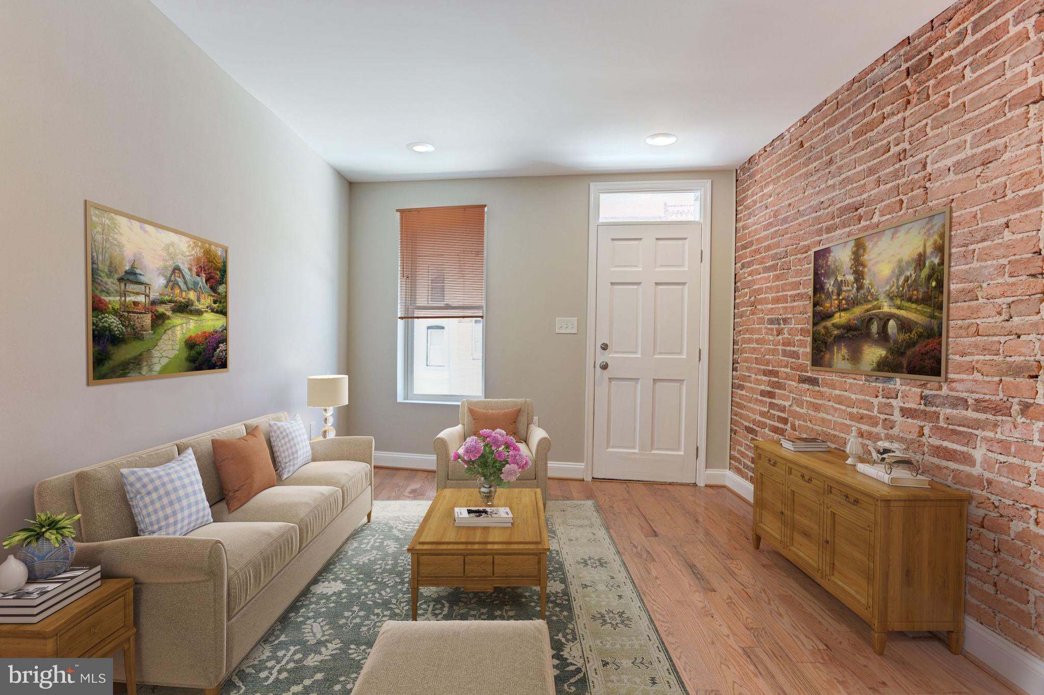 1819 Light Street Baltimore, MD 21230 - Photo 2 of 39 Living Room (Virtual Staged)
