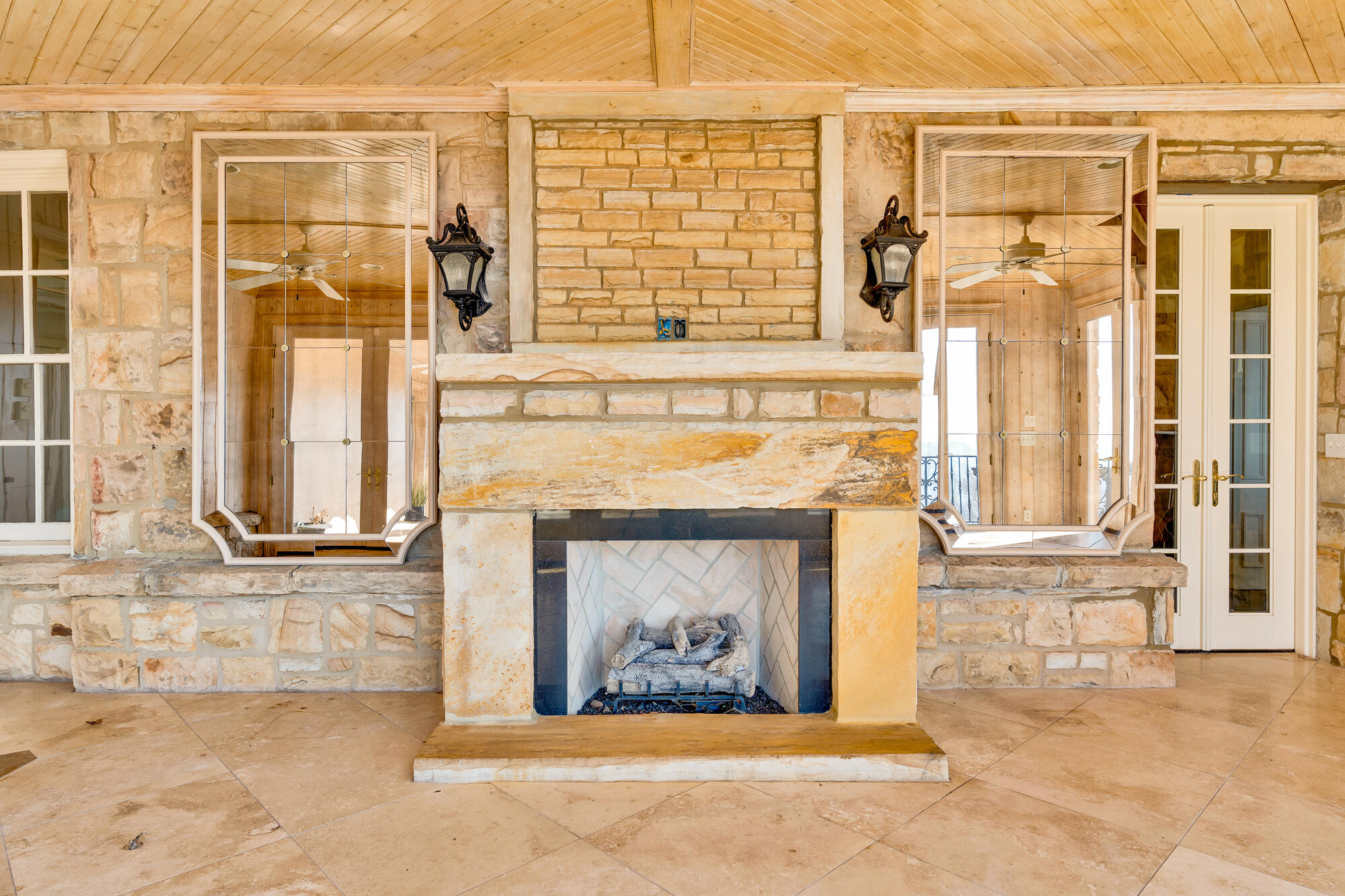 710 West Brow Road Lookout Mountain, TN 37350 - Photo 8 of 94 Sunroom with Fireplace