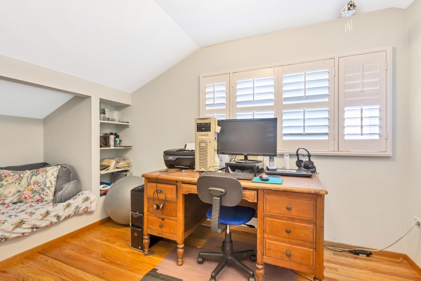 16 North Rochester Street San Mateo, CA 94401 - Photo 16 of 27 a view of a workspace with furniture and a window