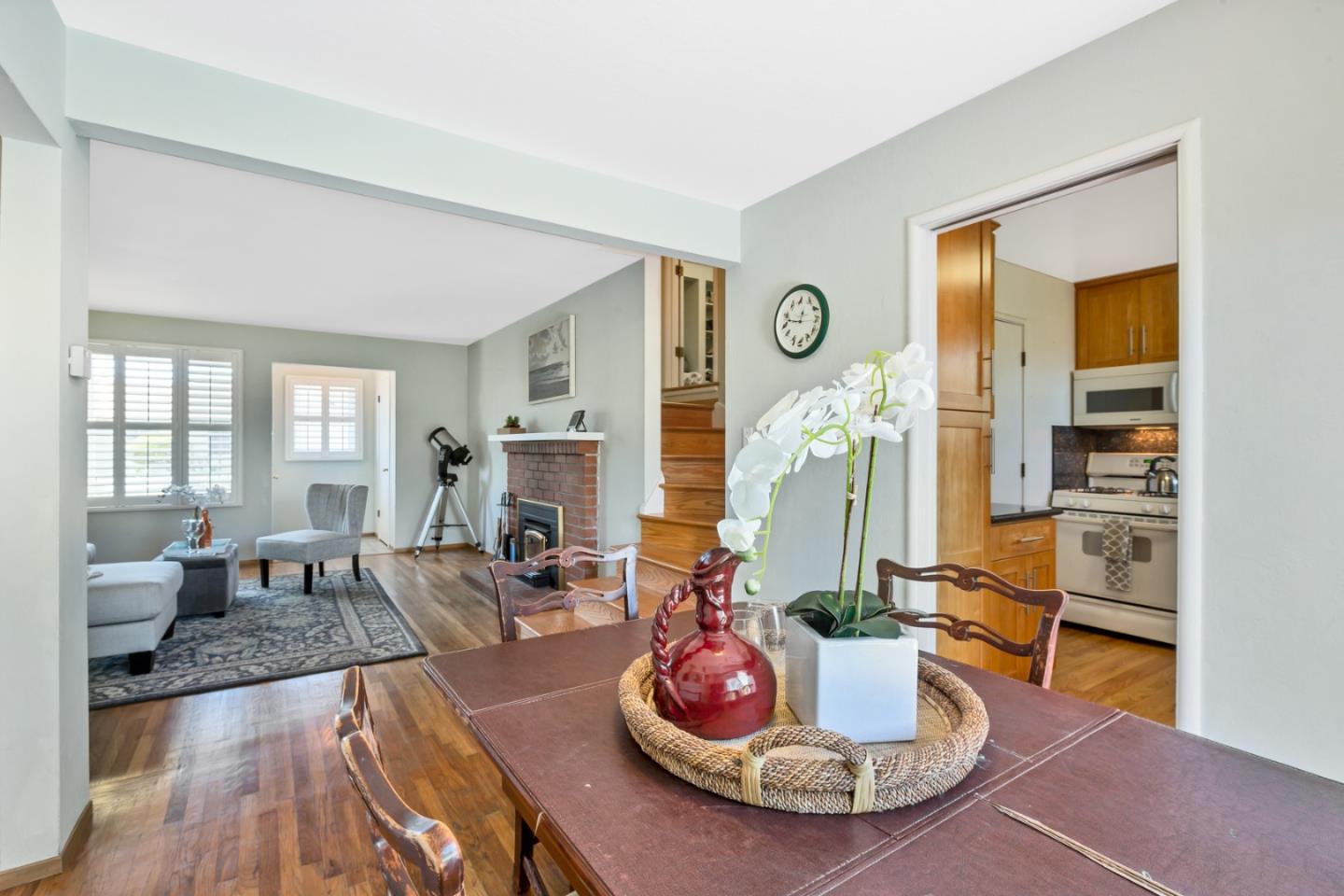 16 North Rochester Street San Mateo, CA 94401 - Photo 21 of 27 a living room with furniture and wooden floor