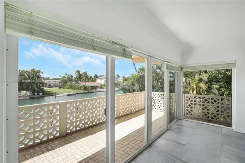 a view of a city from a balcony