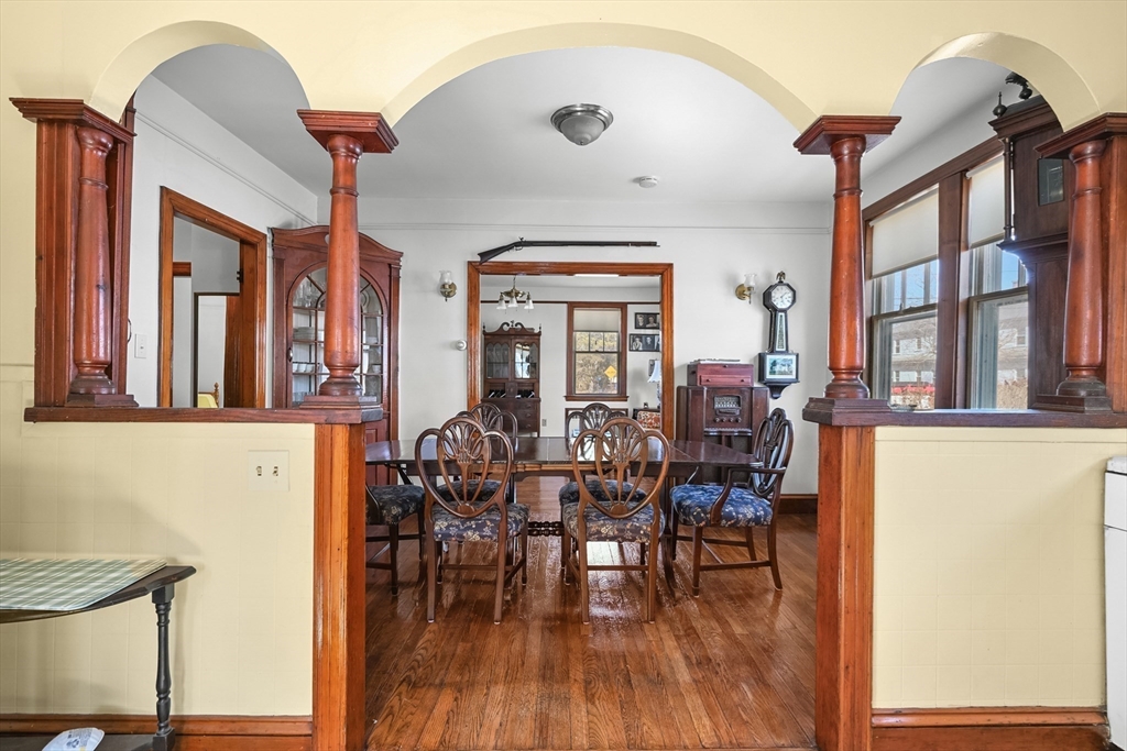 65 Louis Street Barnstable, MA 02601 - Photo 11 of 37 a view of a dining room with furniture and wooden floor