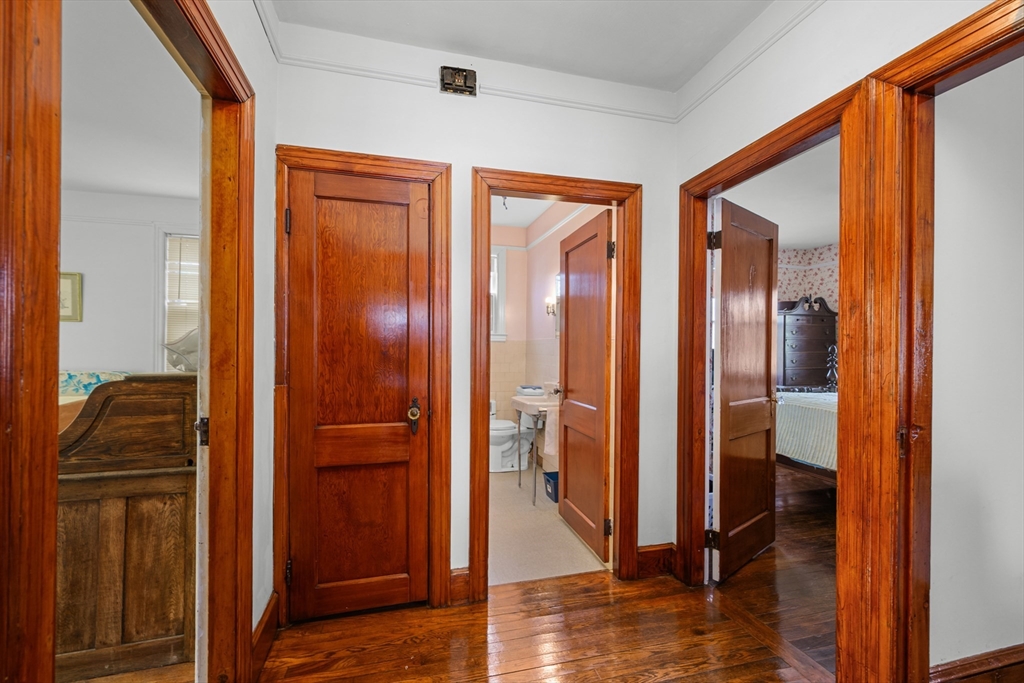 65 Louis Street Barnstable, MA 02601 - Photo 16 of 37 a view of a hallway with wooden floor and entryway