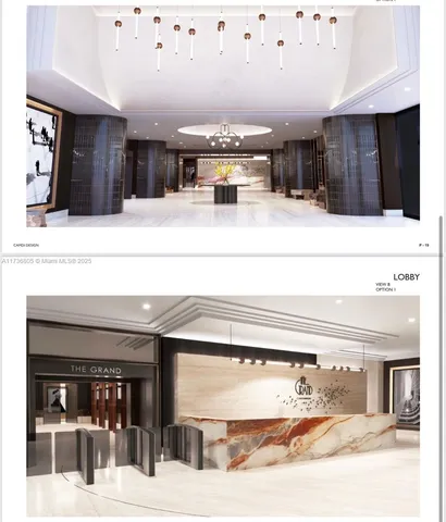 a view of a living room with a chandelier