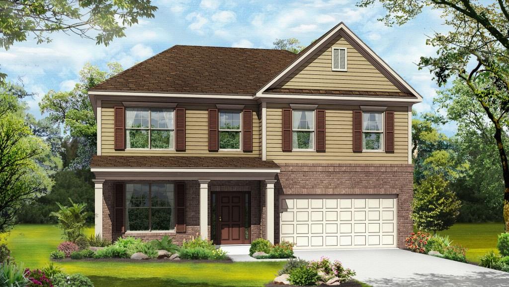 5205 Walnut Forest Lane Powder Springs, GA 30127 - Photo 1 of 1 Color Rendering. Not actual home. Sample same plan.