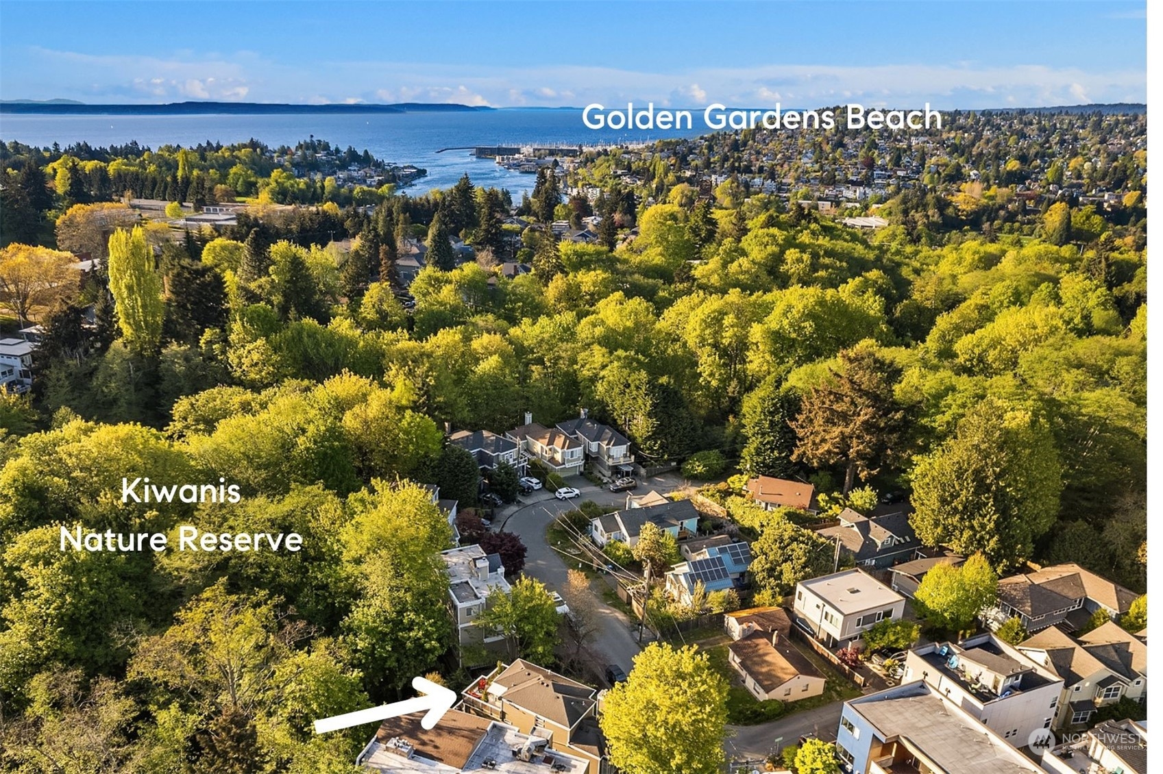 4401 Brygger Drive West Seattle, WA 98199 - Photo 33 of 36 a view of a city