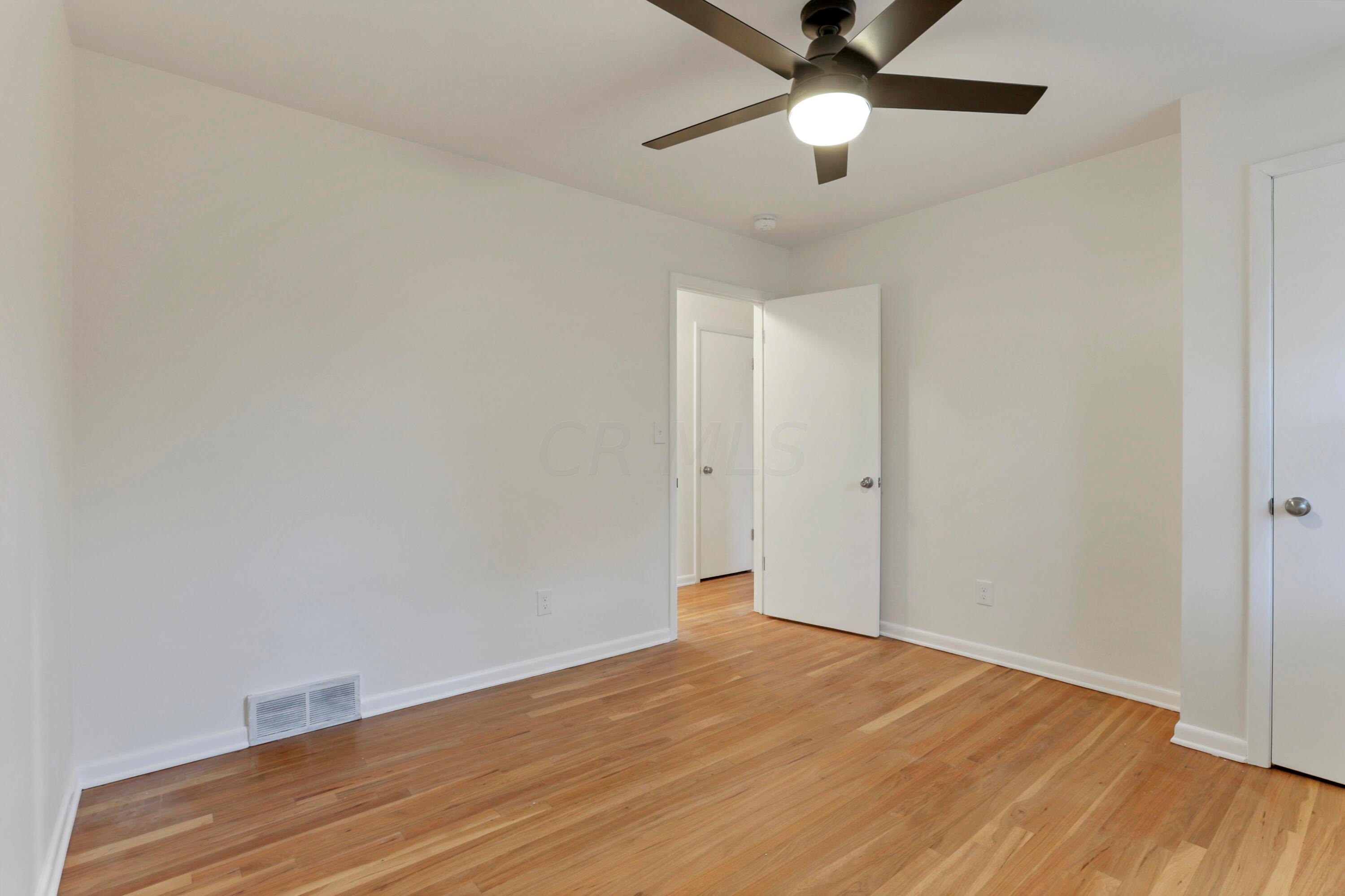 2275 Haverford Road Columbus, OH 43220 - Photo 38 of 57 The three additional bedrooms on the second floor all offer refinished hardwood floors, ceiling fans and generous closets.