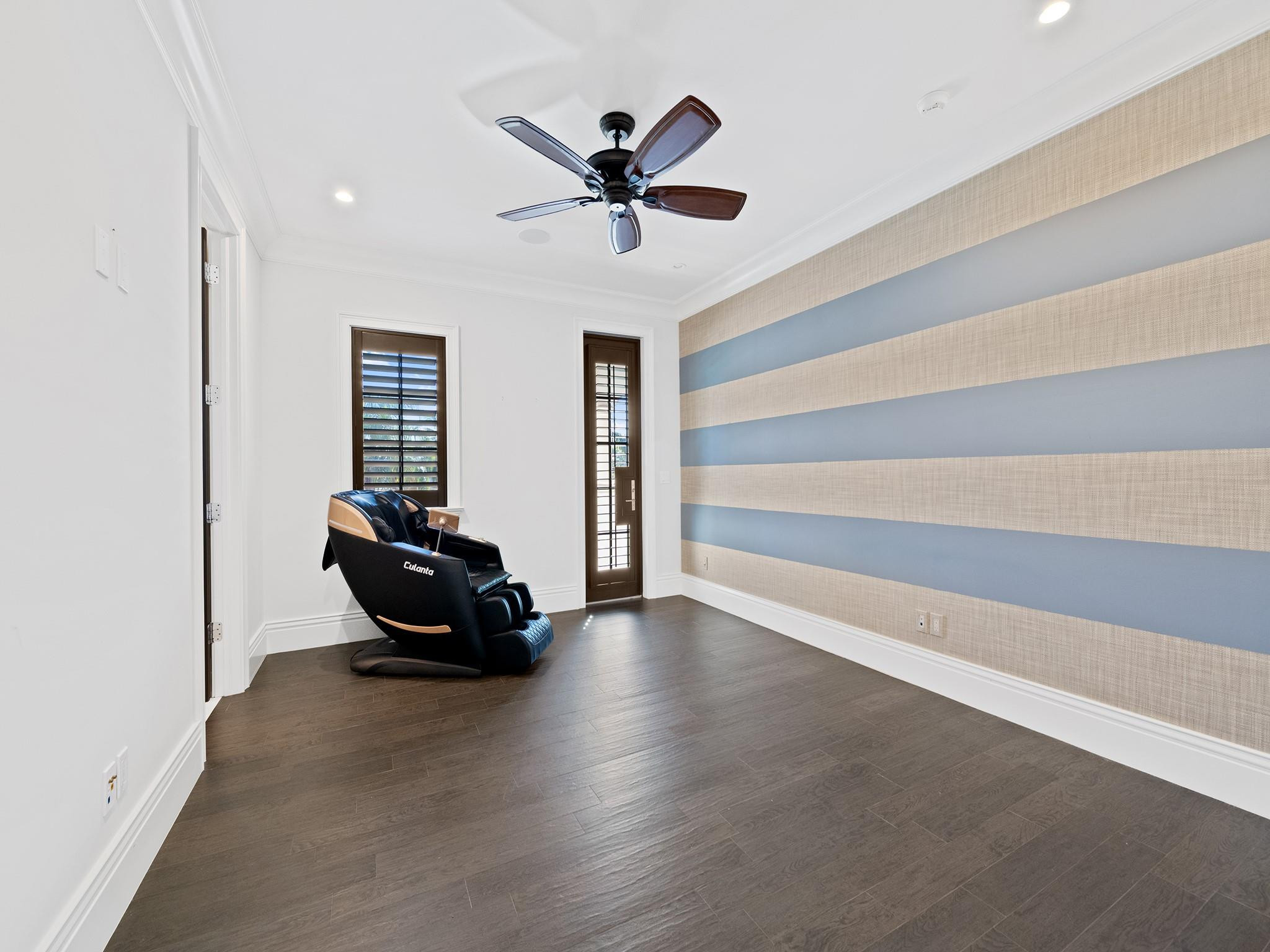 2319 Northeast 28th Street Lighthouse Point, FL 33064 - Photo 42 of 59 a living room with furniture and ceiling fan