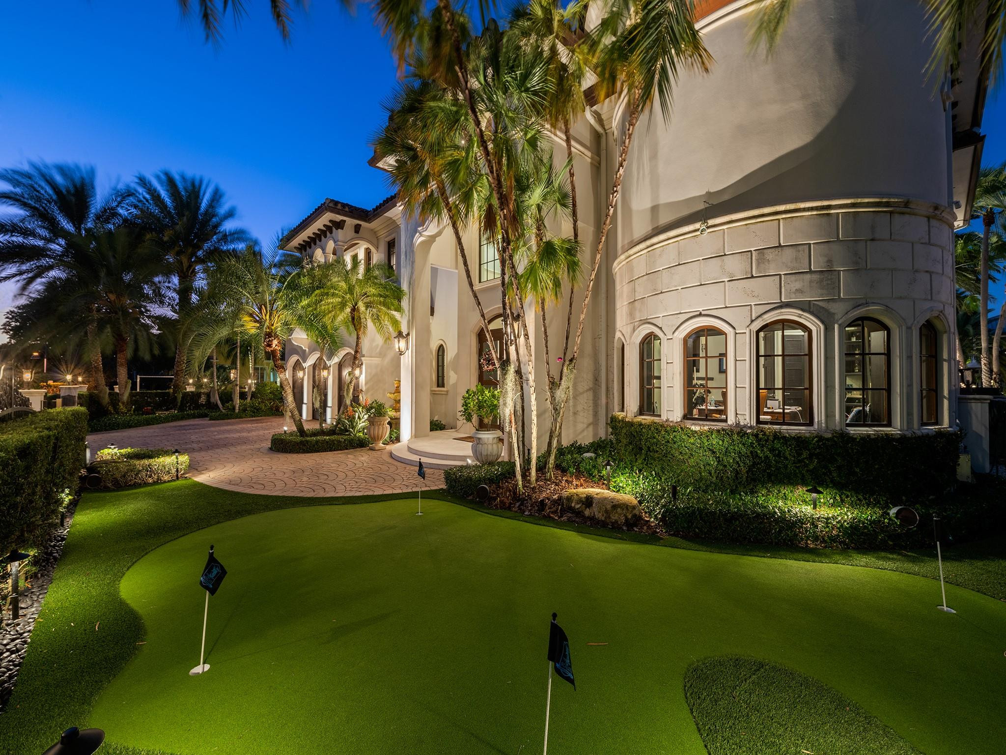 2319 Northeast 28th Street Lighthouse Point, FL 33064 - Photo 51 of 59 a view of backyard with outdoor seating and hardwood