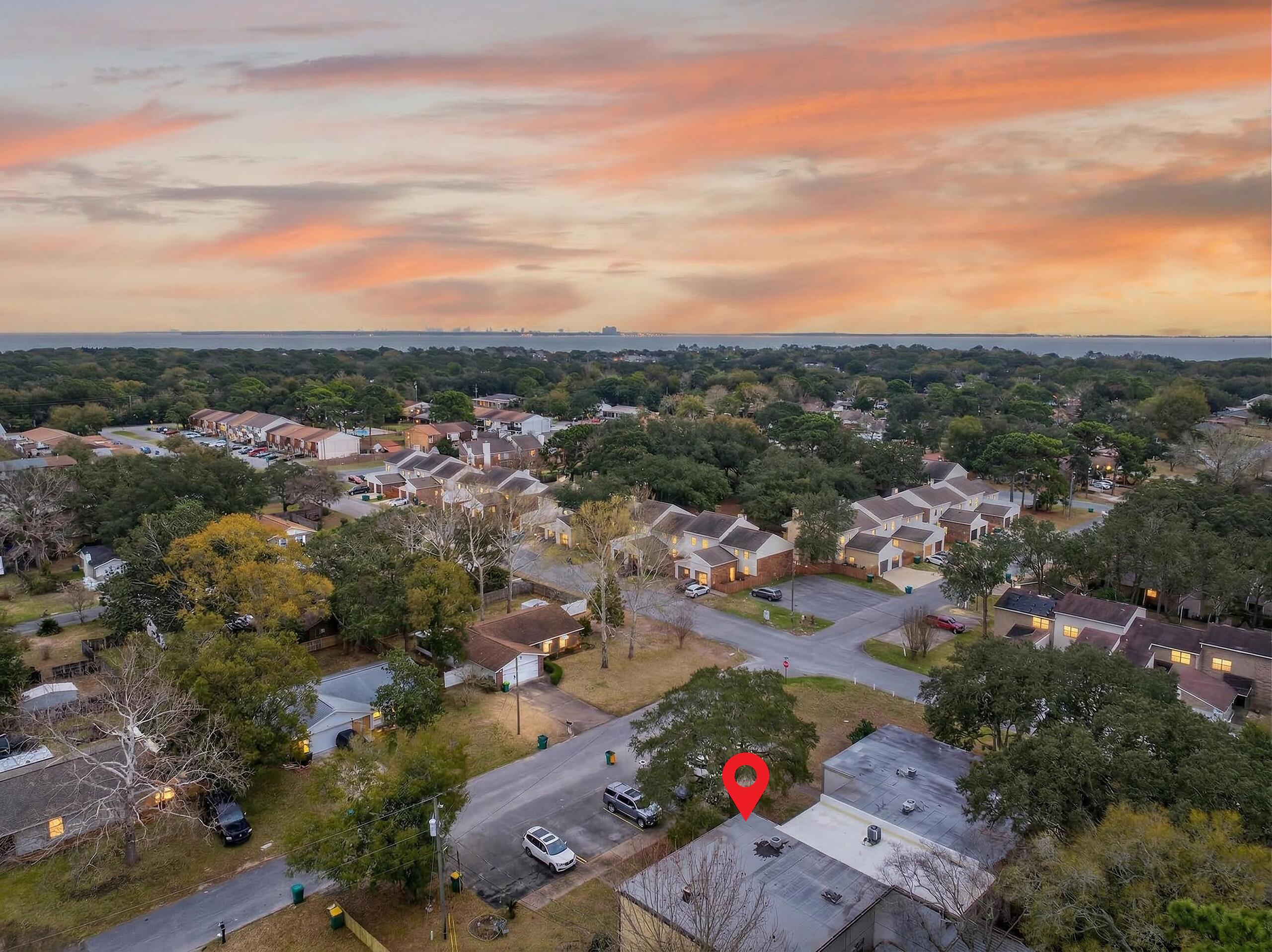 35 10th Street, Unit D Shalimar, FL 32579 - Photo 2 of 33 an aerial view of a houses with a yard