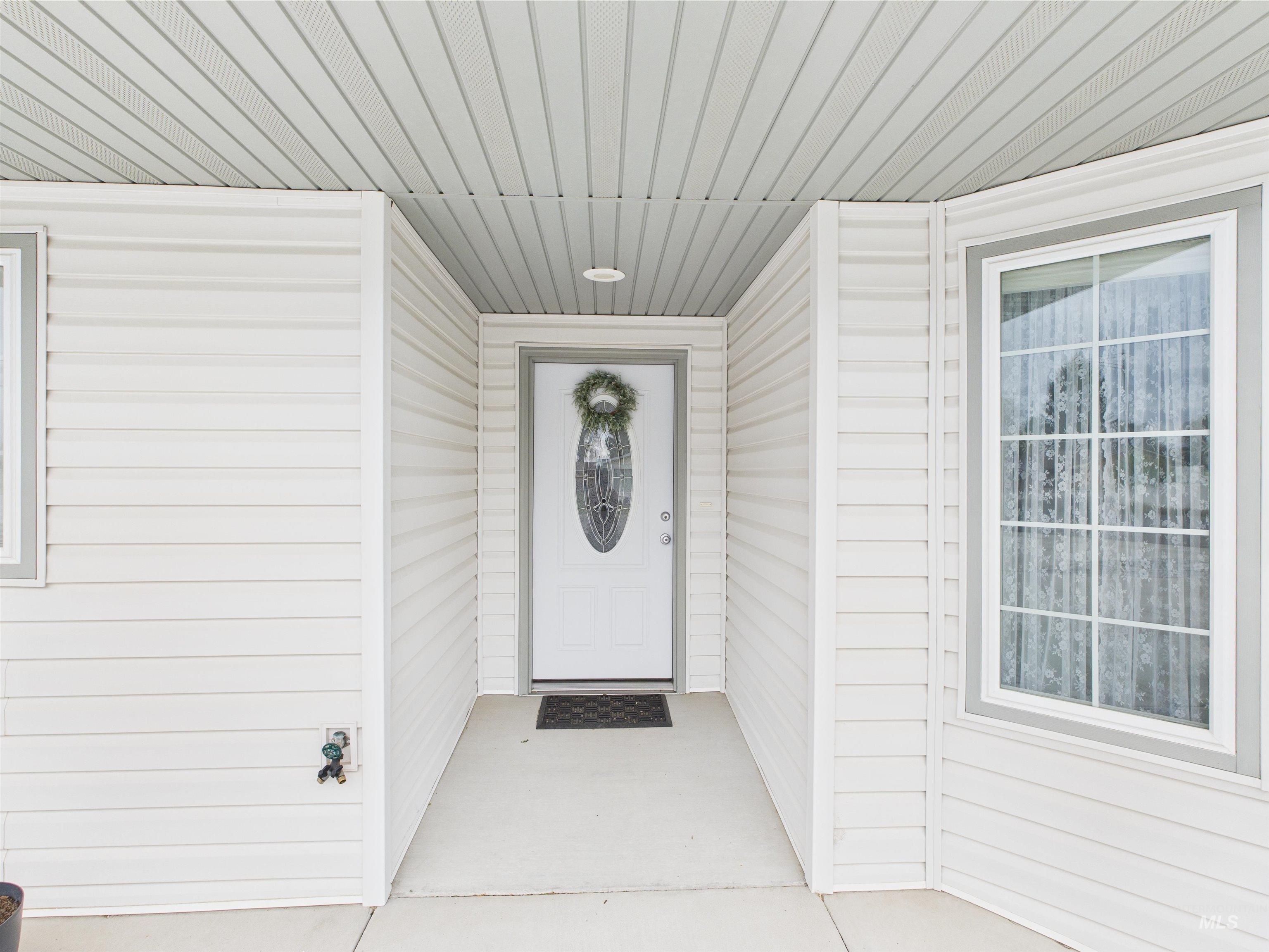 Doorway to property