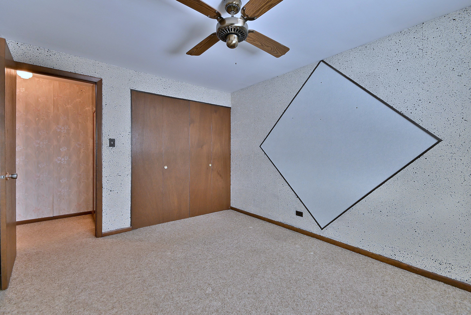 231 North Flora Parkway Addison, IL 60101 - Photo 21 of 39 an empty room with windows and fan